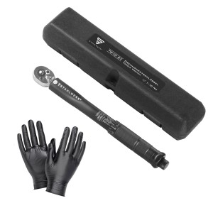 STAHLWERK Drehmomentschlüssel TW-25 ST mit Transportbox und Handschuhen, 5-25 Nm, 1/4 Zoll.