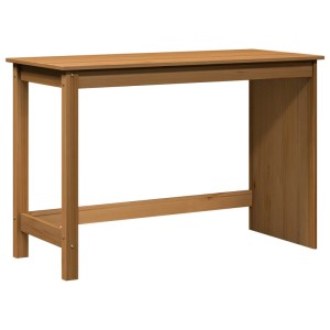 vidaXL Schreibtisch Honigbraun 112 x 50 x 75 cm Massivholz Kiefer 42028372