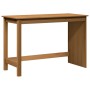 vidaXL Schreibtisch Honigbraun 112 x 50 x 75 cm Massivholz Kiefer 42028372