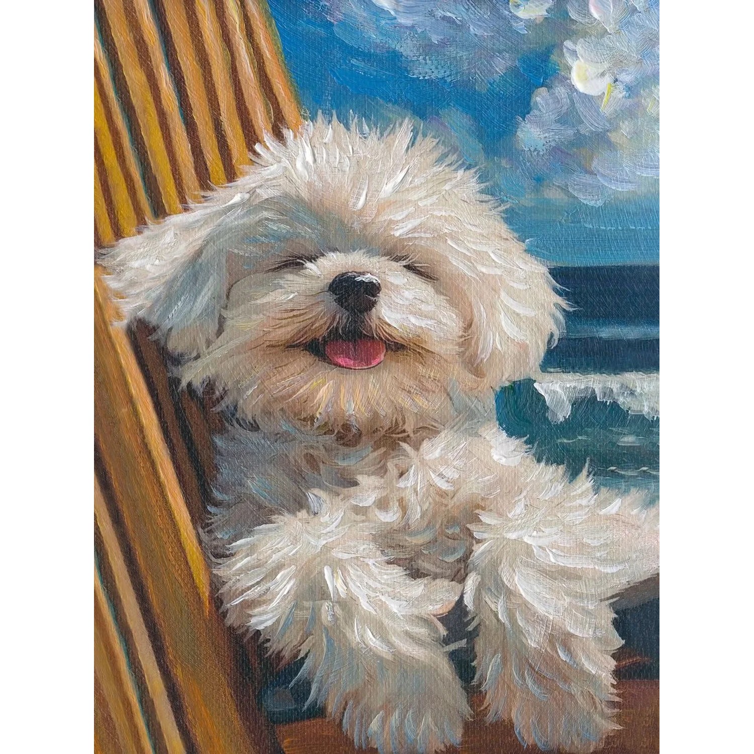 Art Universe Leinwandbild Fluffy Summer 30 x 40 cm