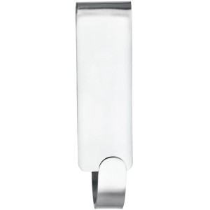 Wenko Doppel-Duschhaken Vieste aus mattem Edelstahl für die Duschkabine.