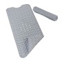 Relaxdays Badewannenmatte XXL PVC Grau Rutschfest 97 cm x 39 cm x 0,7 cm 0,8 kg