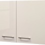 Flex-Well Oberschrank Orlando, 100 cm, Kaschmir Glanz/Sonoma Eiche, Küchen-Hängeschrank