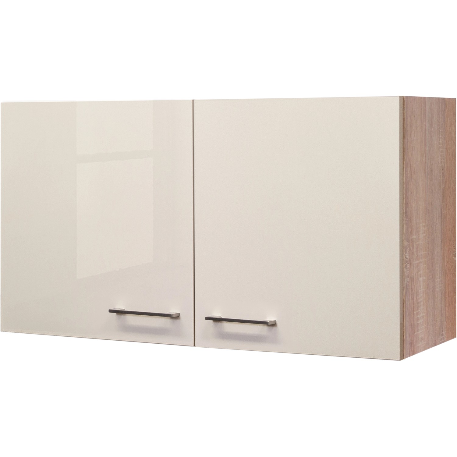 Flex-Well Exclusiv Oberschrank Orlando 100 cm x 55 cm Kaschmir Glanz-Sonoma Eich