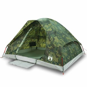 vidaXL Kuppel-Campingzelt 2 Personen Tarnmuster Wasserdicht 4009641
