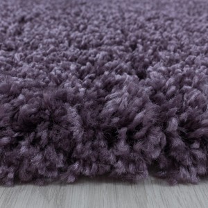 Ayyildiz Hochflorteppich Sydney 3000 Violett Ø 120 cm
