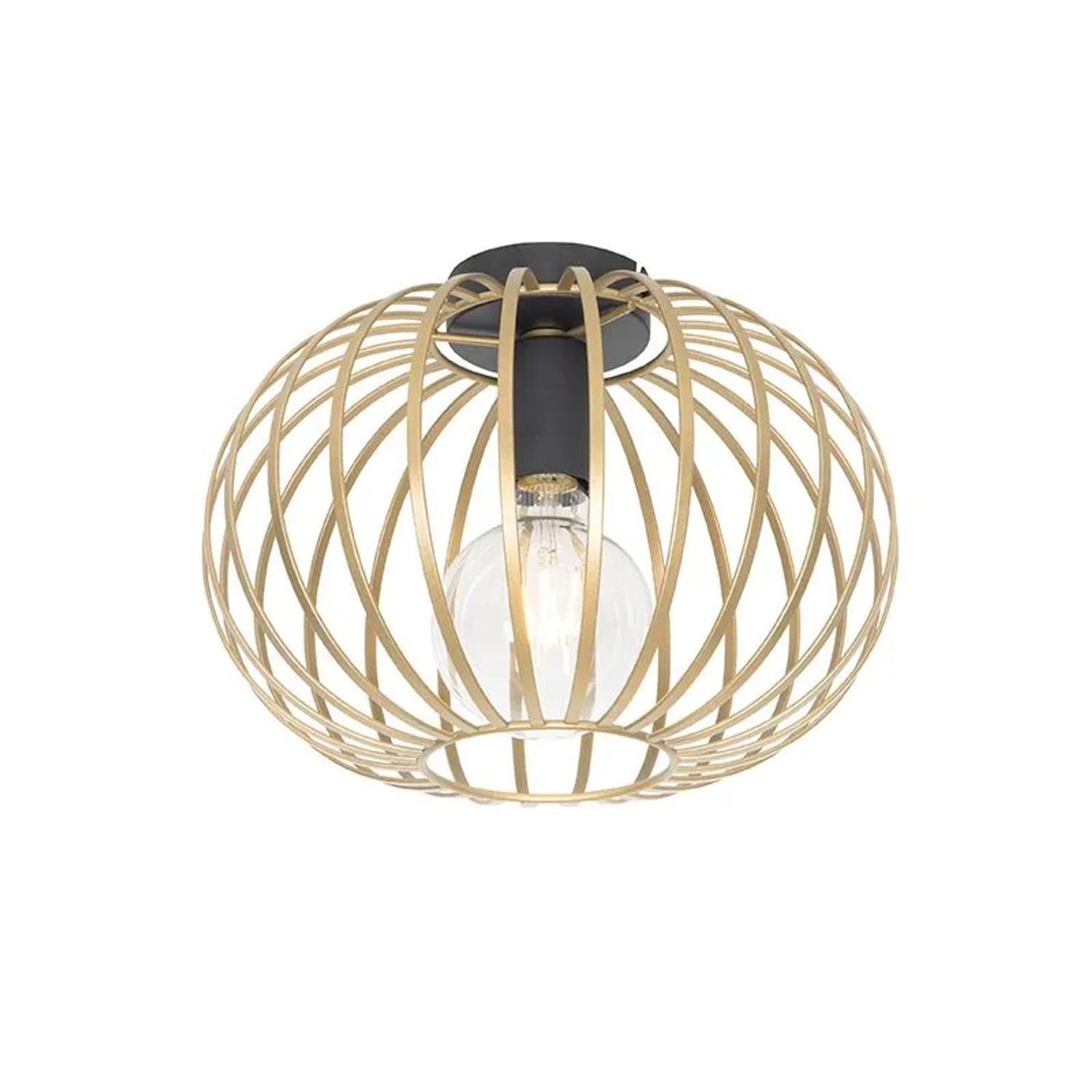 QAZQA Design-Deckenleuchte Gold 30 cm Johanna