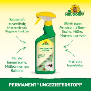 Neudorff Ungezieferstopp Permanent, 500ml Sprühflasche zur Ungezieferbekämpfung