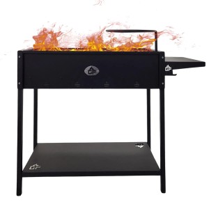 Grillpeter Mangal Batyr 60 Schaschlikgrill mit Ablage und Topfhalter