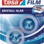 Tesa Film Kristall-Klar, 2 Rollen transparentes Klebeband, 10 m x 15 mm.