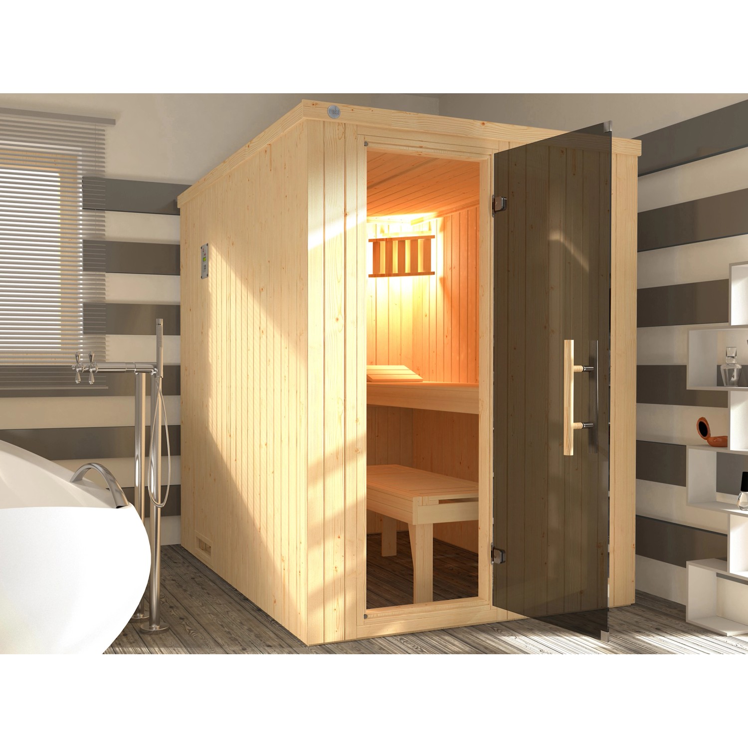 Weka Elementsauna Kaarina 154 x 194 x 199 cm