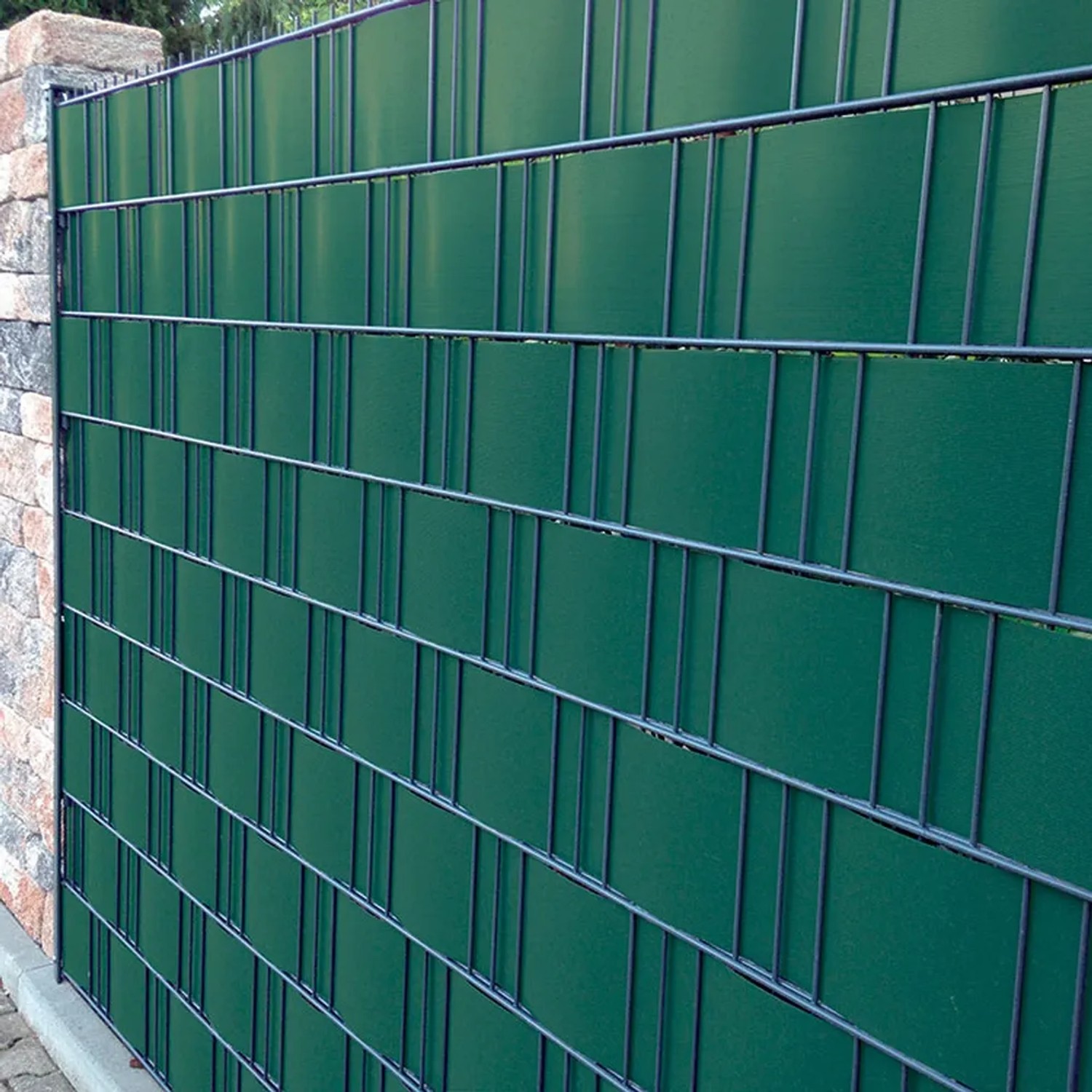 HEMMDAL Premium Sichtschutzstreifen Für Zäune – 10x 2,53m Anthrazit, Ohne Werkzeug Montierbar