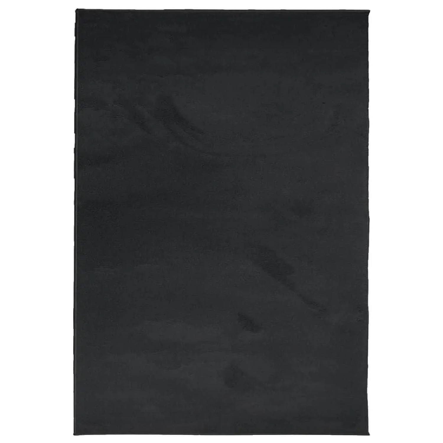 vidaXL Teppich OVIEDO Kurzflor Schwarz 160x230 cm 375559 günstig online kaufen
