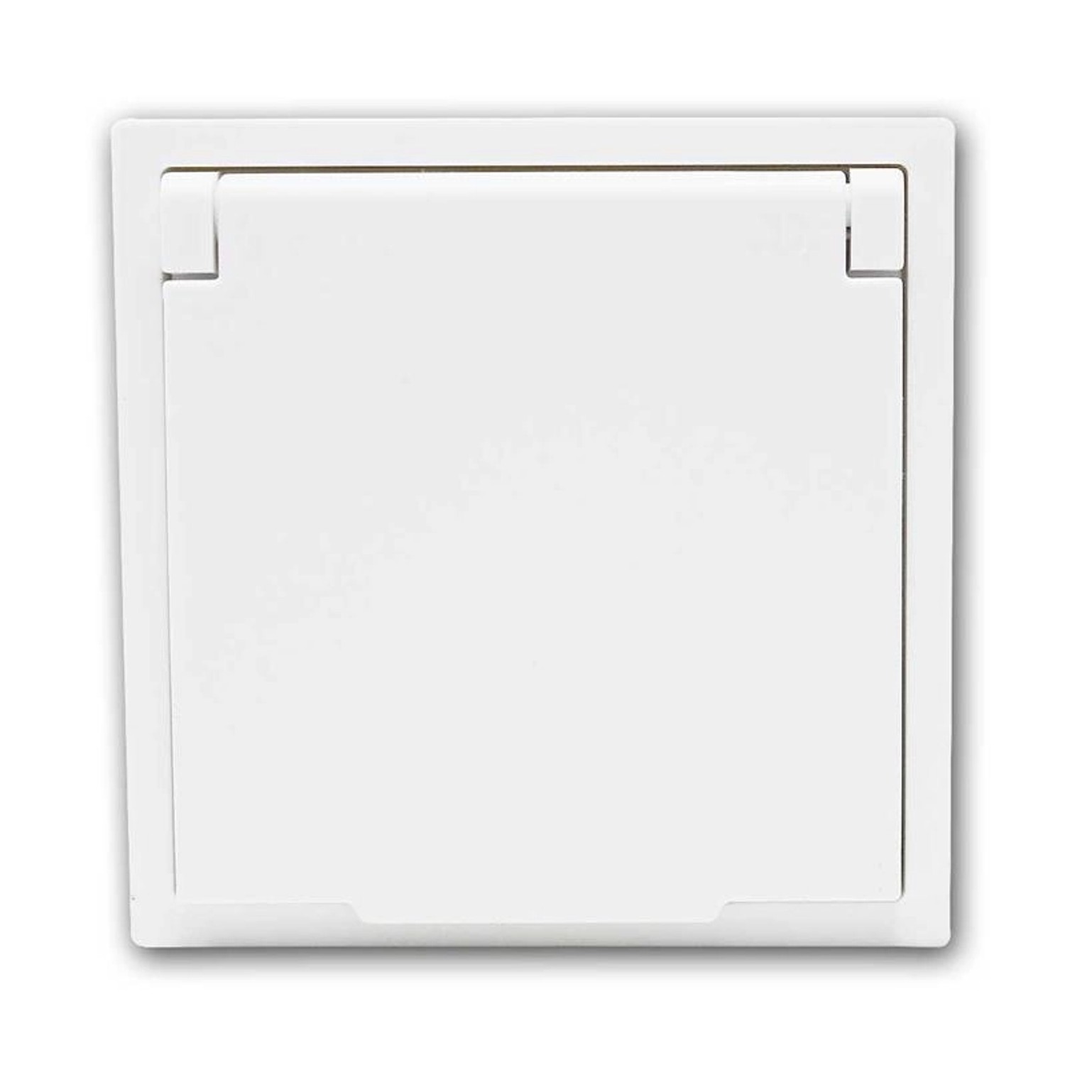 McPower SHALLOW Steckdose IP44 Weiß 250V16A mit Rahmen günstig online kaufen