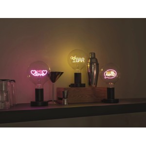 Osram LED-Tischleuchte 1906 Letter Table Love Schwarz E27 1,2 W 40 lm