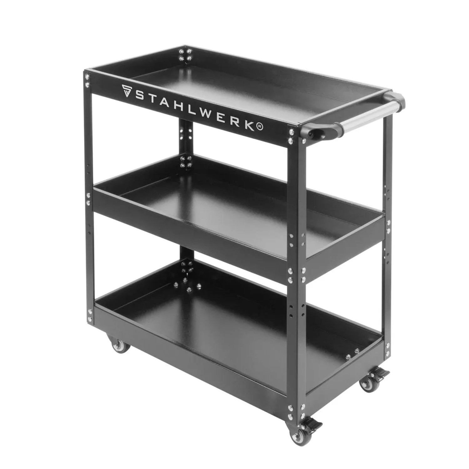 STAHLWERK Werkzeugwagen ST 730 Rollwagen Montagewagen Transportwagen Etagenwagen