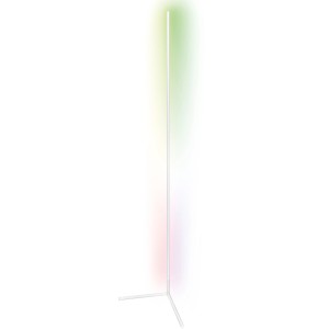 Weiße Ledvance Smart+ WiFi Stehleuchte, 200 cm, mit Farbwechsel für indirekte Beleuchtung.