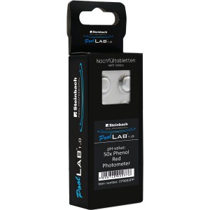 Steinbach Phenol Red Tabletten, 50 Stk. für Pooltester zur pH-Wert Messung.