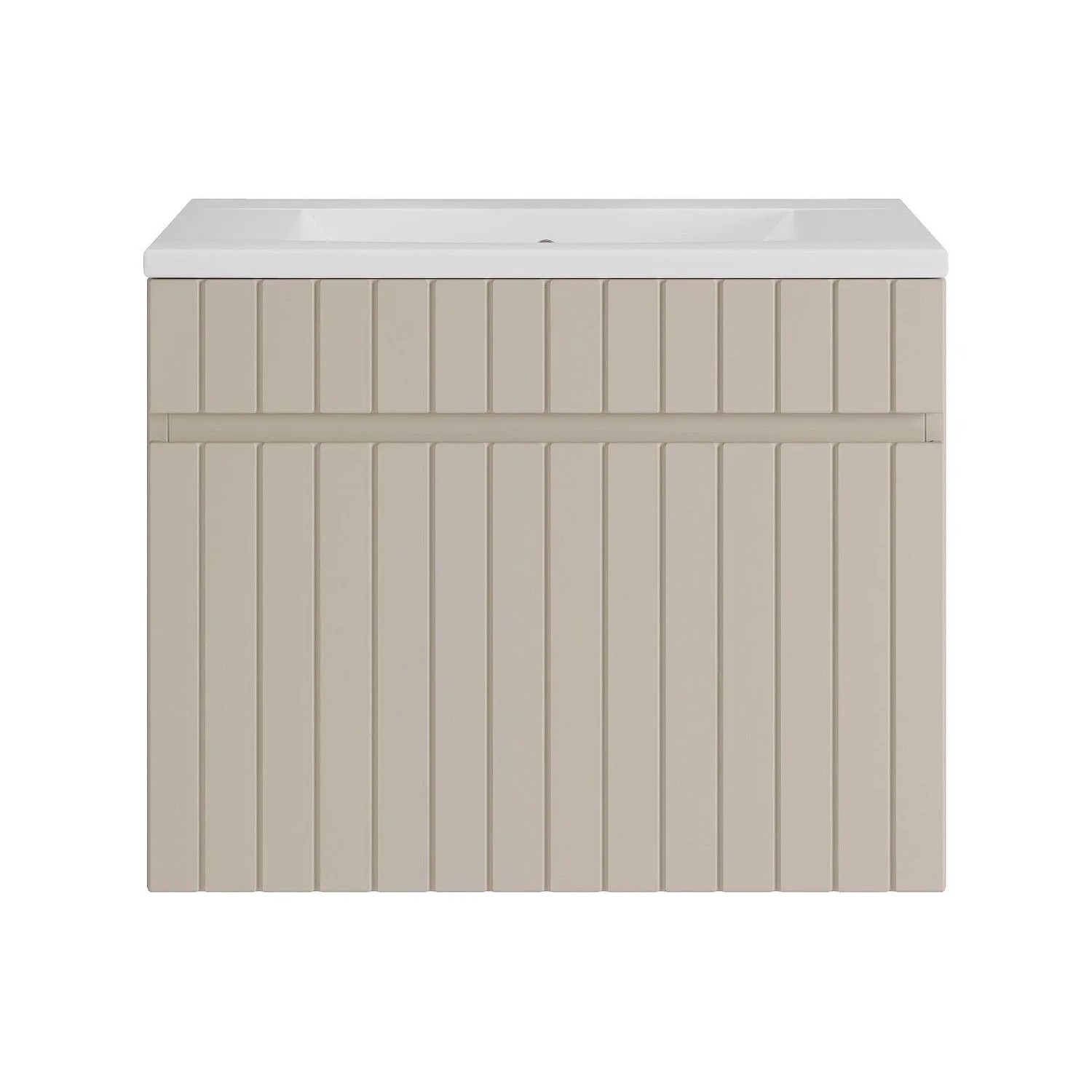 Vente-unique Einzelwaschtisch Satara Beige 60 cm