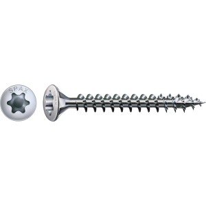 Spax Linsenkopf Holzschraube, 4,5x60 mm, 75 Stück, mit T-Star plus Antrieb.