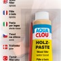 Clou Holzpaste Fichte, 60g, zum Ausbessern von Holzschäden im Innenbereich.