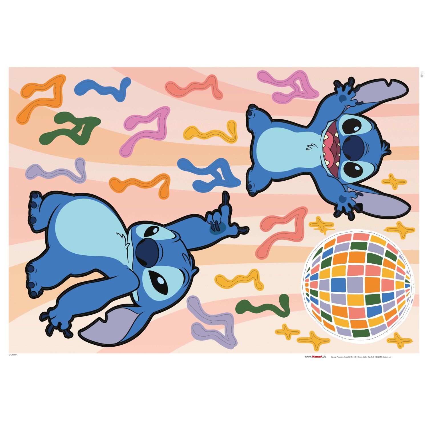 Komar Deko-Sticker Stitch Music