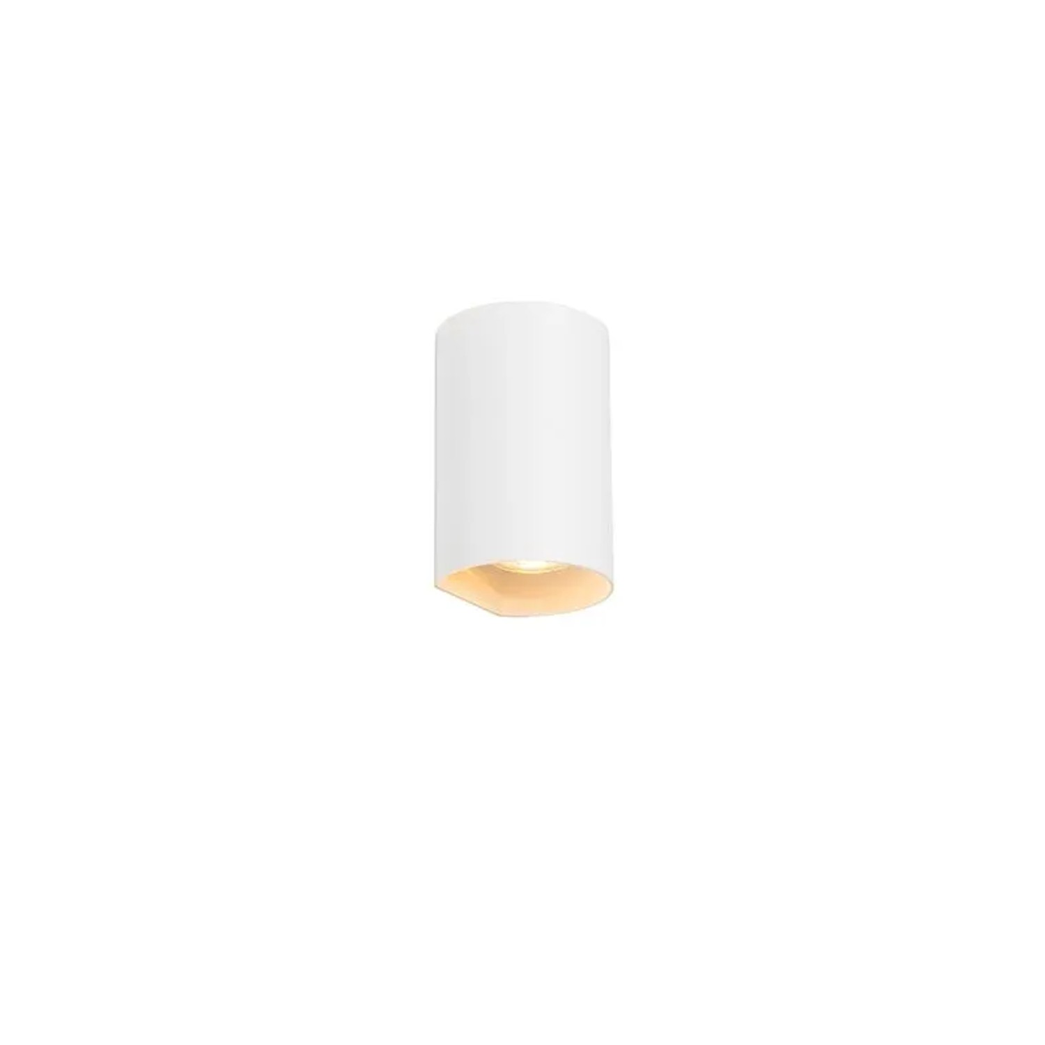 QAZQA Design Wandleuchte Weiß Rund GU10 50mm Sabbir