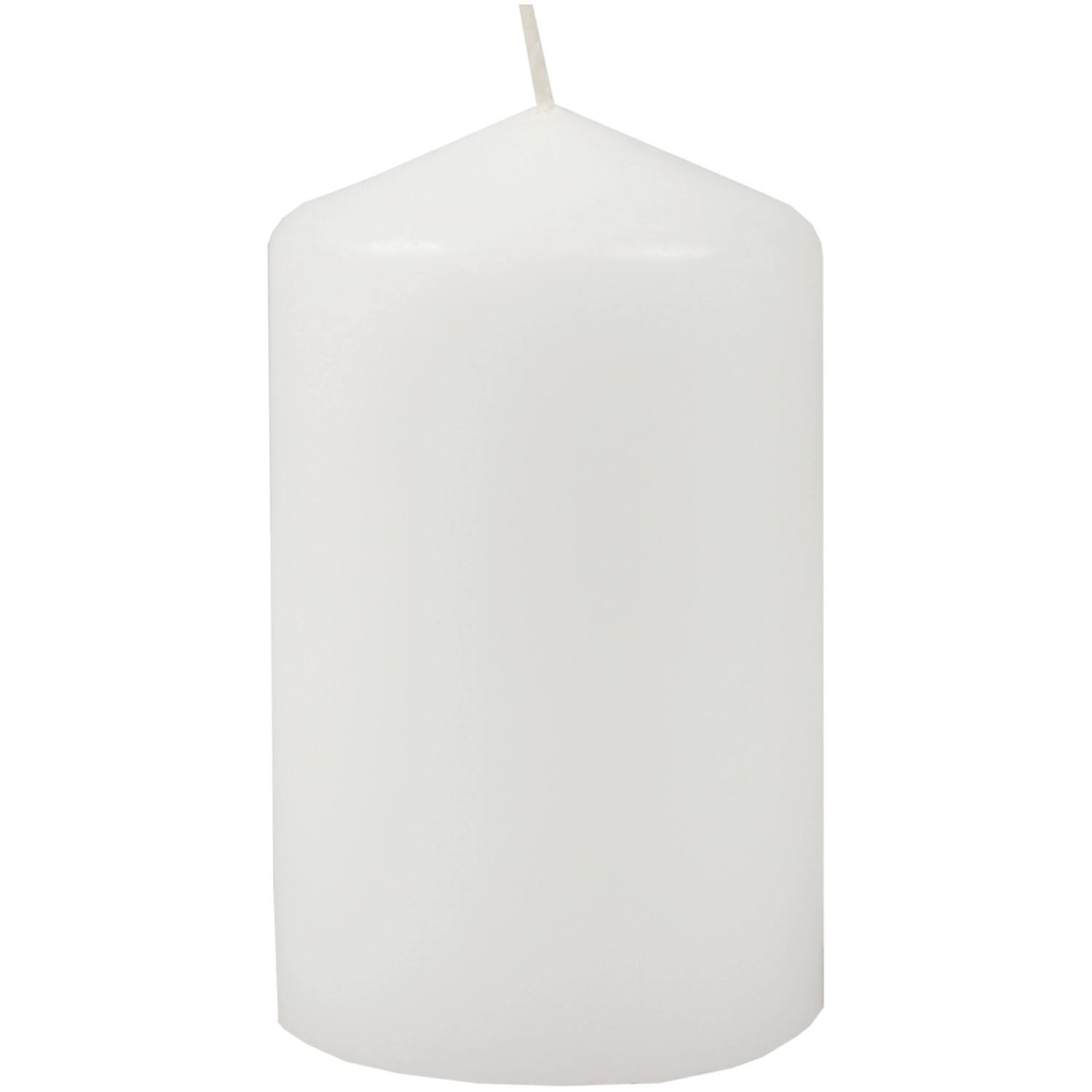 HS Candle Stumpenkerzen Ø6cm Weiß Schnee günstig online kaufen