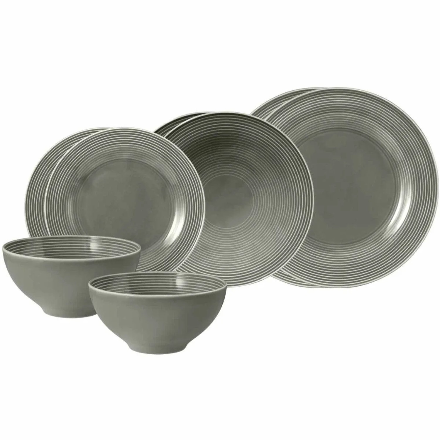Seltmann Weiden Beat Color Glaze Einsteiger-Set 8-teilig Perlgrau