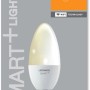 Ledvance Smart+ WiFi LED-Lampe in Kerzenform, E14, 5,5W, 470lm, warmweiß und dimmbar.