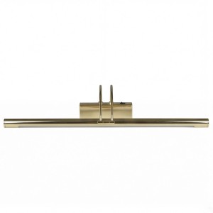 Licht-Erlebnisse LED Bilderlampe In Messing 68 CM Breit Verstellbar 3000 K Warmweiß