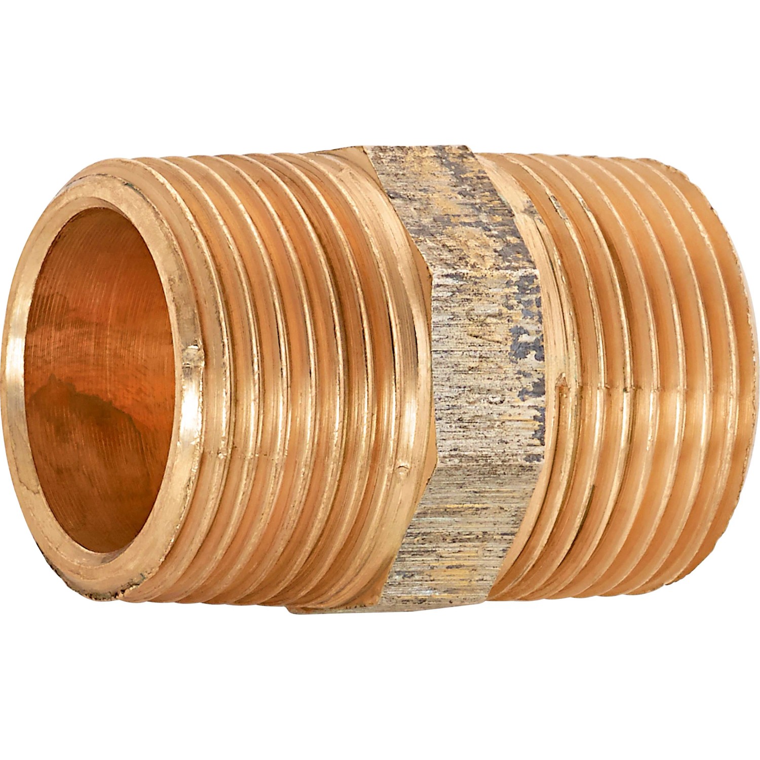Messing Doppelnippel 3/4"-3/4" L=50 Mm, Schwere Ausführung Für Heizung & Sanitär
