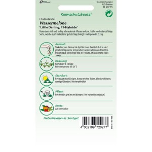 SAMEN PFANN Wassermelone Little Darling F1