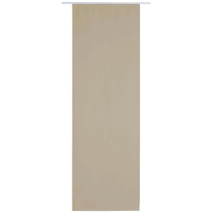 Blickdichter, taupefarbener Flächenvorhang (60x245cm) von Bestlivings für Fenster.