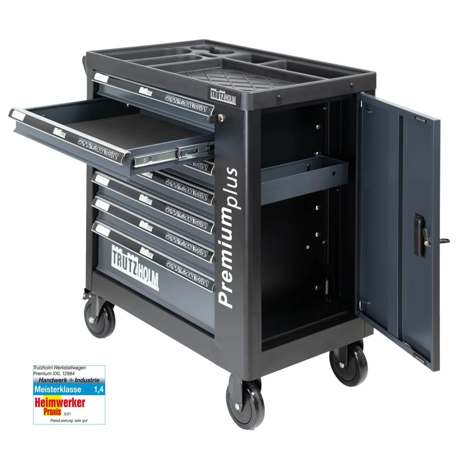 TRUTZHOLM Werkstattwagen Premium Plus Unbestückt 7 Schubladen