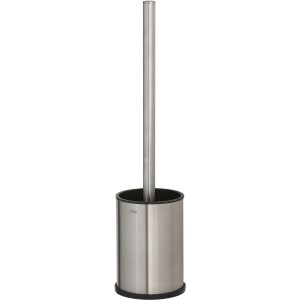 Freistehende Tiger WC-Bürstengarnitur Colar aus gebürstetem Edelstahl.