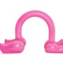 Bestway Jumbo Wassersprinkler Flamingo, aufblasbarer Wasserspielbogen aus pinkem PVC.