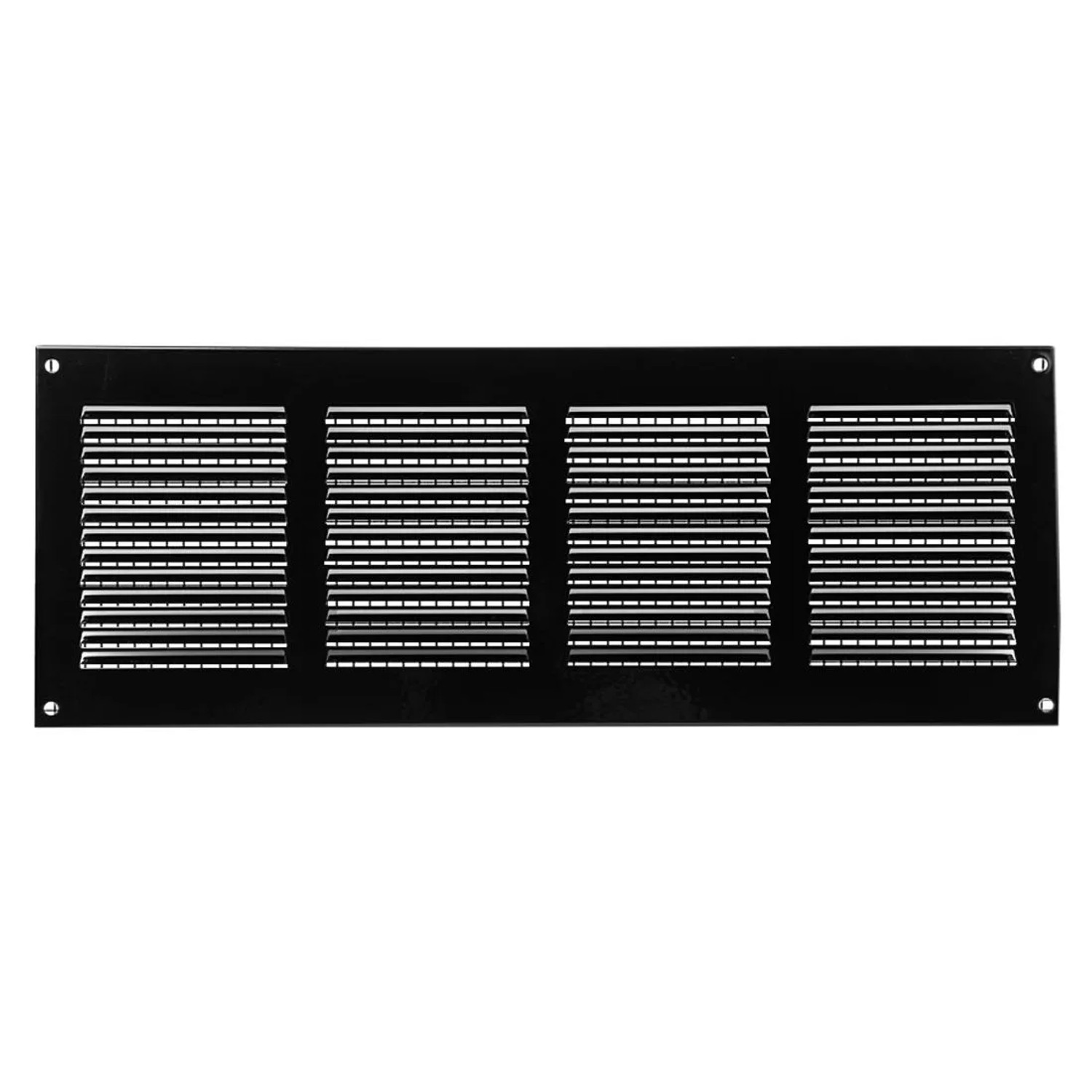 Häusler Lüftungsgitter LG-4015 BL-FG Schwarz 400 x 150 mm Fliegengitter