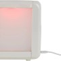 Weißer Mini Luftkühler 7W mit LED-Beleuchtung für den Tisch.
