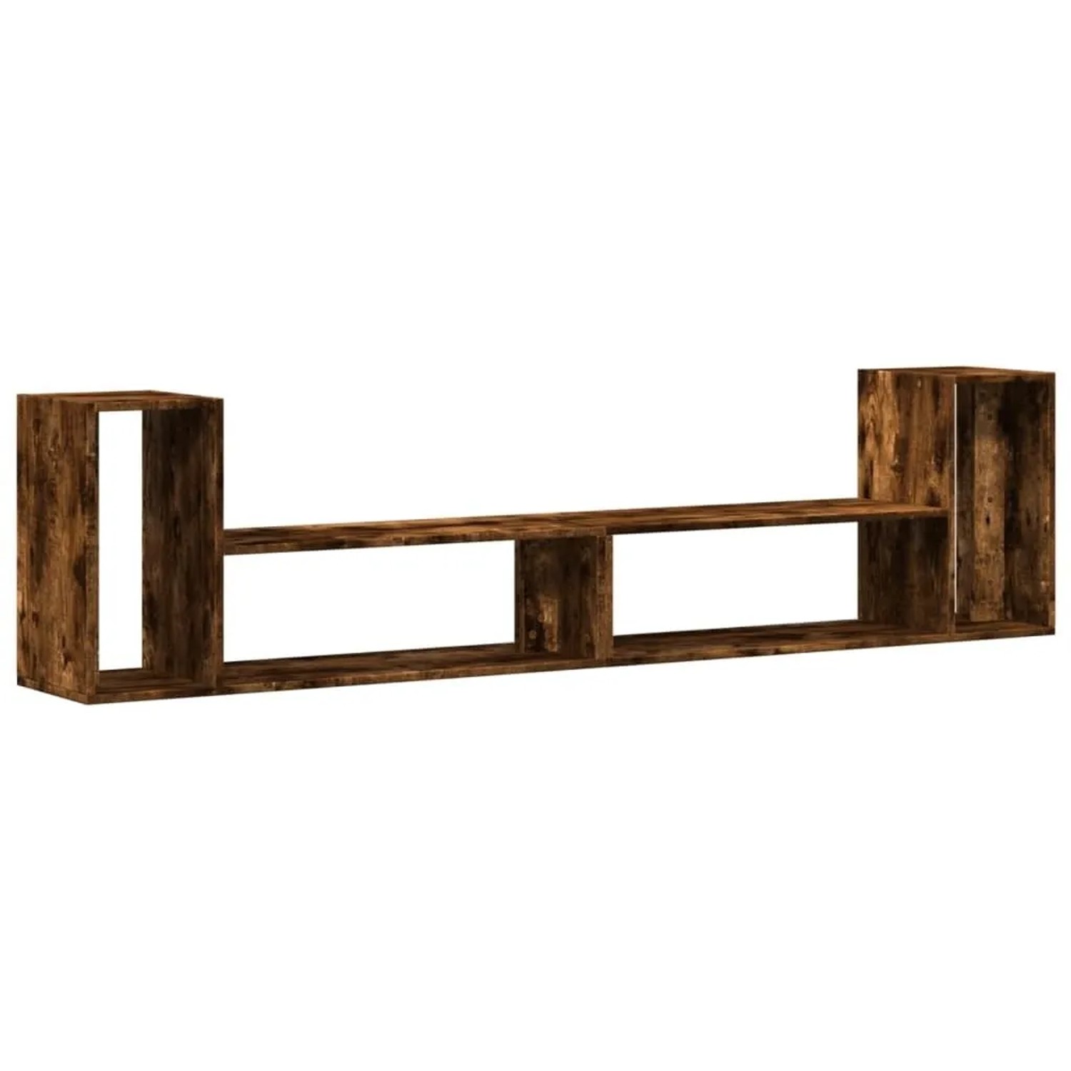 vidaXL TV-Schränke 2 Stk Räuchereiche 100x30x50 cm Holzwerkstoff 840797