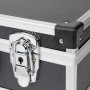Detailaufnahme: LUX Werkzeugkoffer Set, 3-teilig, mit Alurahmen und Schnappverschluss.