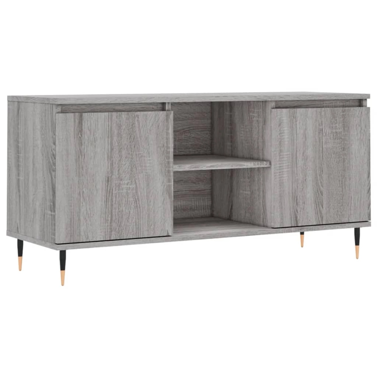 vidaXL TV-Schrank Grau Sonoma 104x35x50 cm Holzwerkstoff 827010