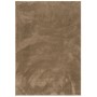 Pergamon Hochflor Teppich Silky Taupe, 120x170cm. Weicher Langflor Teppich in Taupe.