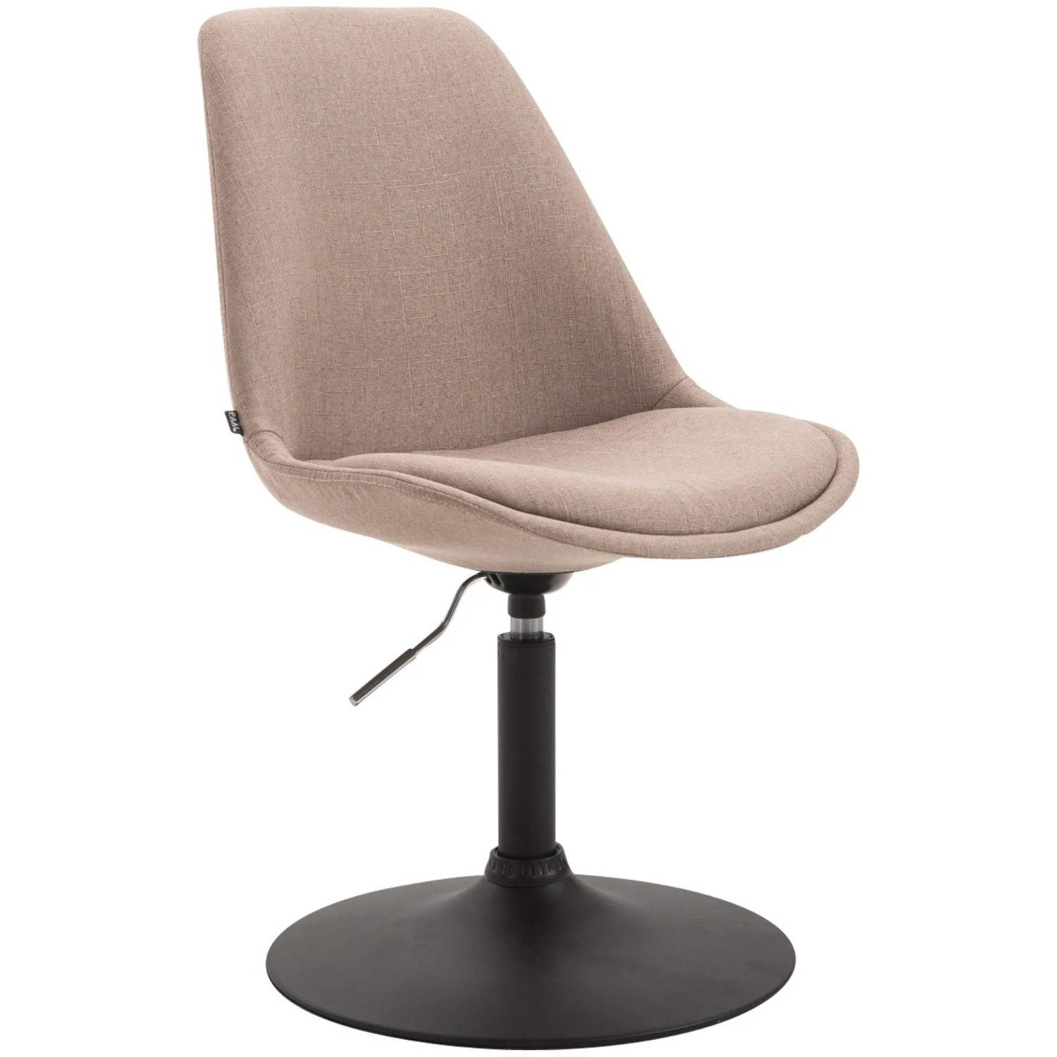 CLP Esszimmerstuhl Maverick Stoff Taupe/Schwarz