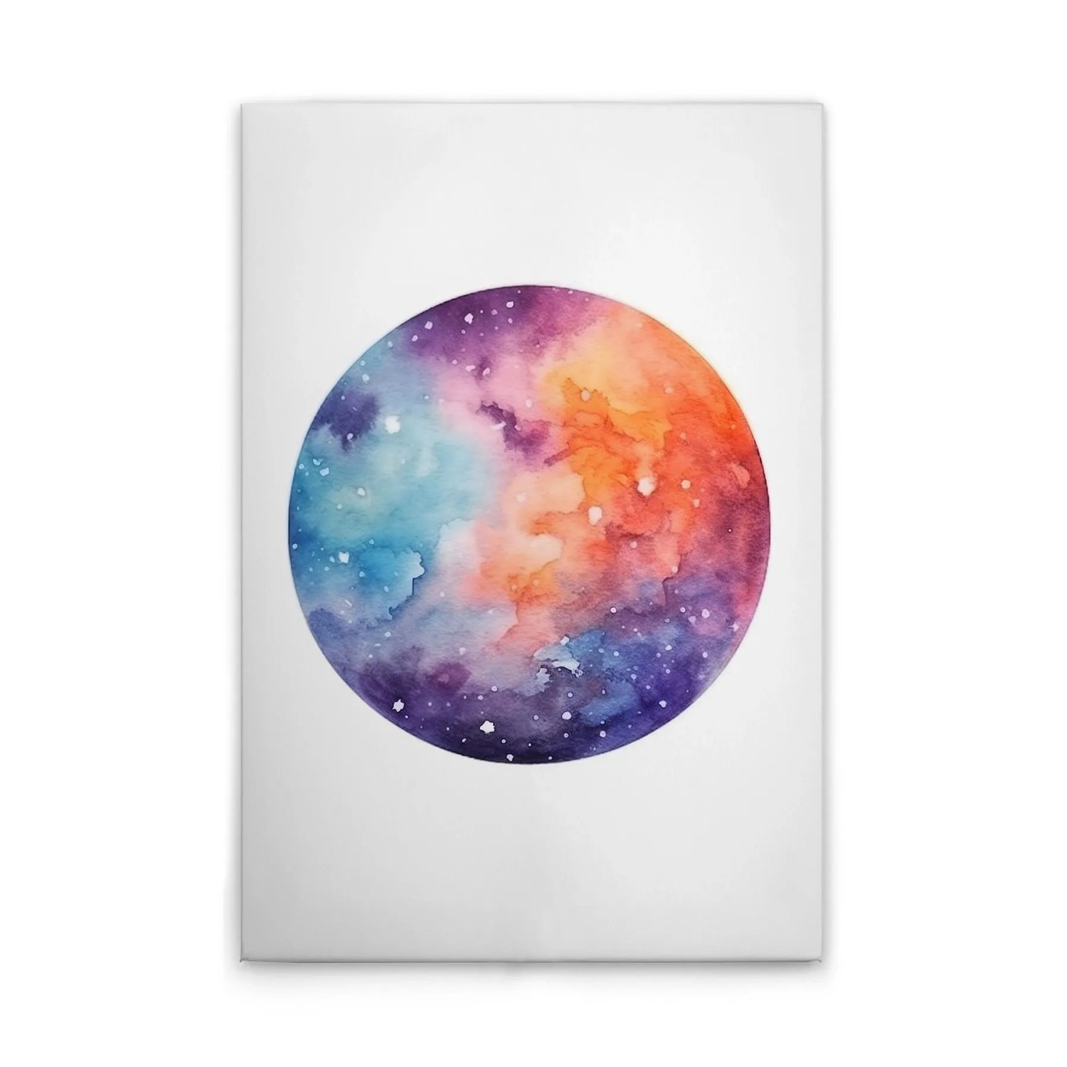 Tadessi Leinwandbild - M1-No.52232 - Farbenfroher Planet - 60 x 90 cm - Querformat