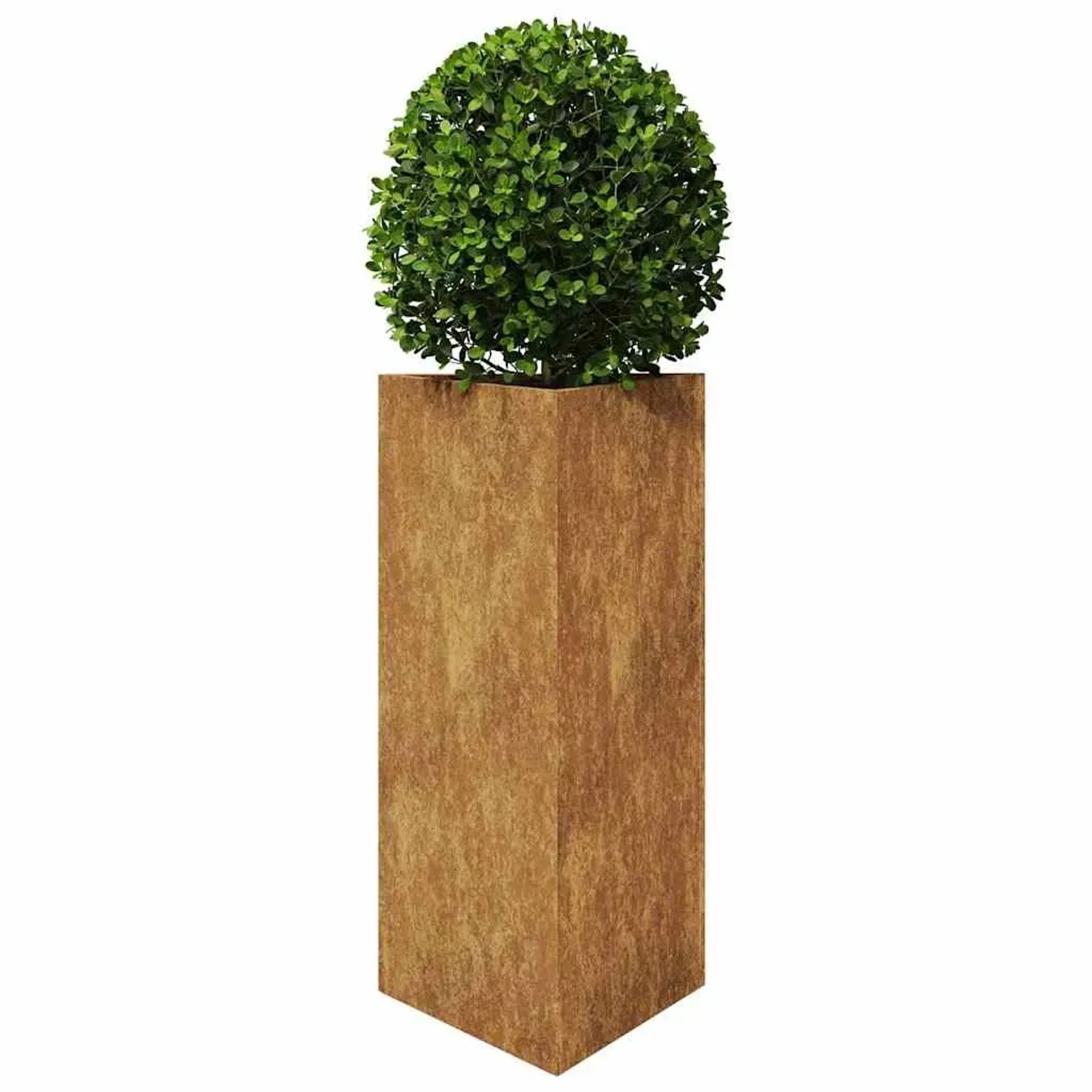vidaXL Pflanzkübel 2 Stk Dreieckig 40x40x75 cm Wetterfester Stahl 851170_4