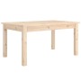 vidaXL Couchtisch, 80x50 cm, Kiefer Massivholz, Modell 2. Tisch aus unbehandeltem Holz.