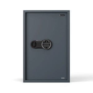 Dunkelgrauer JAN NOWAK Schlüsselkasten mit elektronischem Codeschloss und Drehgriff. Sicherer Tresor für 133 Schlüssel.