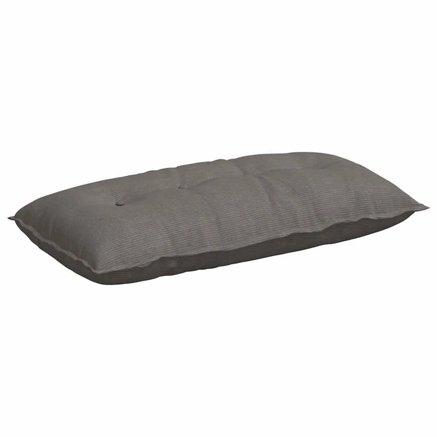 vidaXL Rückenkissen Hellgrau 100 x 50 cm Cordstoff 42014779