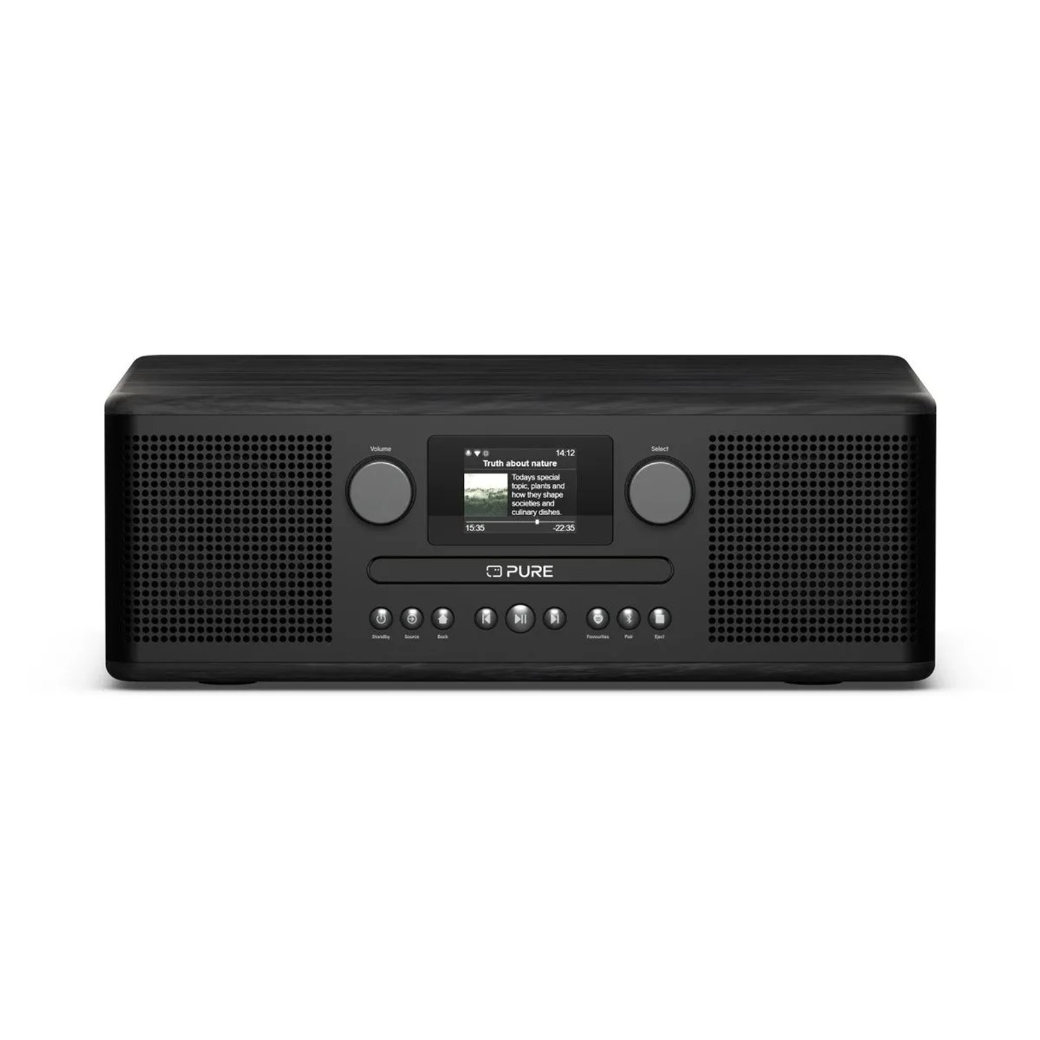 Pure Classic C-D6i Das Charmante All-in-One Internetradio Schwarz/Esche